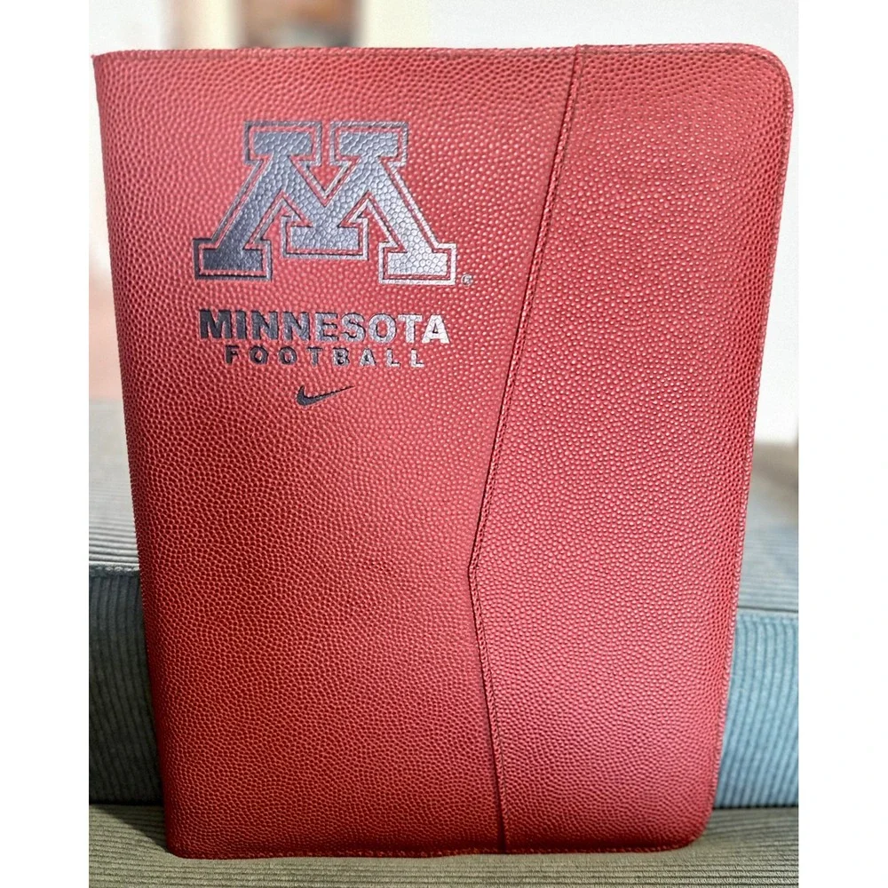 Nike Minnesota Golden Gophers Football Pebbled Leather Portfolio Folder